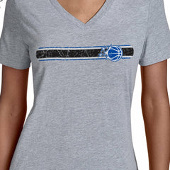 Orlando Magic Starter Women's Team Stripe V-Neck T-Shirt