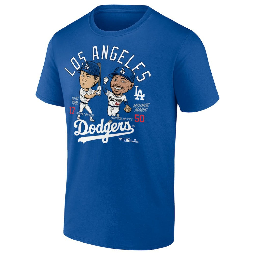 Royal Mookie Betts & Shohei Ohtani Los Angeles Dodgers Player Duo T-Shirt