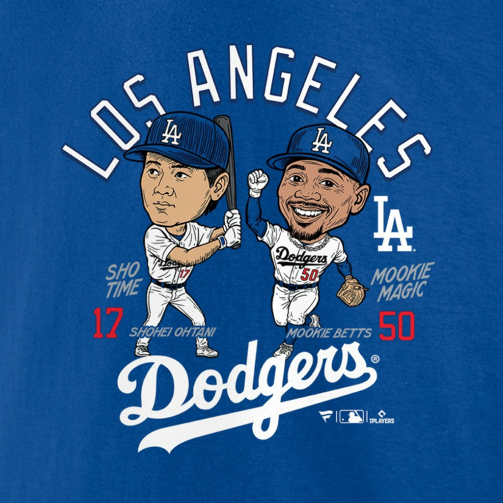 Royal Mookie Betts & Shohei Ohtani Los Angeles Dodgers Player Duo T-Shirt