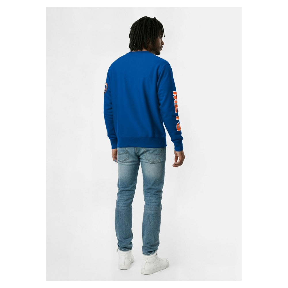 Royal New York Mets Champion Reverse Weave Chenille Sweatshirt