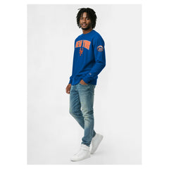 Royal New York Mets Champion Reverse Weave Chenille Sweatshirt