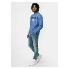 Light Blue Tampa Bay Rays Champion Reverse Weave Chenille Sweatshirt