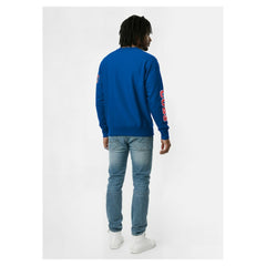 Royal Chicago Cubs Champion Reverse Weave Chenille Sweatshirt