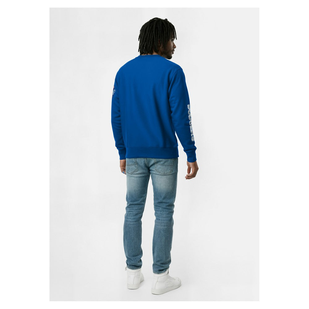 Royal Los Angeles Dodgers Champion Reverse Weave Chenille Sweatshirt