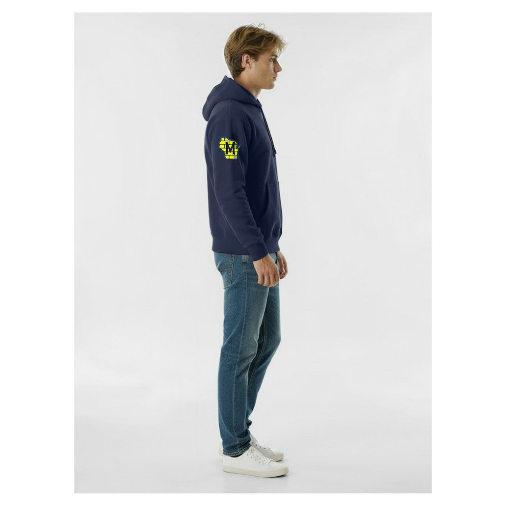Navy Milwaukee Brewers Champion Reverse Weave Chenille Hoodie