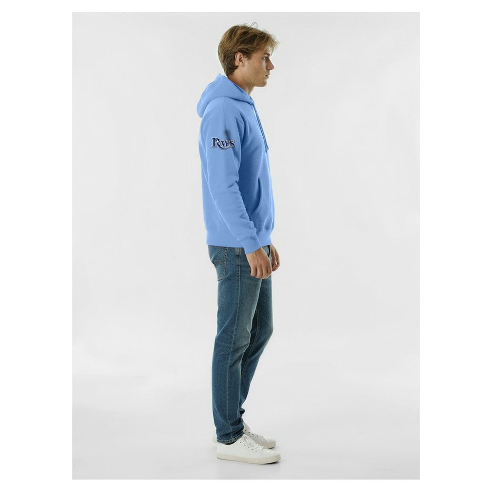 Light Blue Tampa Bay Rays Champion Reverse Weave Chenille Hoodie