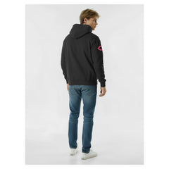 Black Cincinnati Reds Champion Reverse Weave Chenille Hoodie