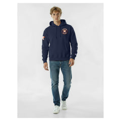 Navy Houston Astros Champion Reverse Weave Chenille Hoodie