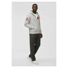 Gray Baltimore Orioles Champion Reverse Weave Chenille Full-Zip Hoodie