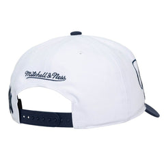 White/Navy New York Yankees Mitchell & Ness Unisex XL Script Pro Crown Adjustable Hat