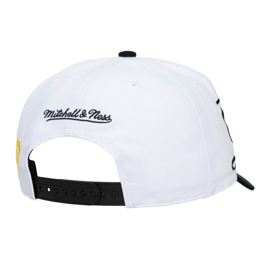 White/Black Pittsburgh Pirates Mitchell & Ness Unisex XL Script Pro Crown Adjustable Hat