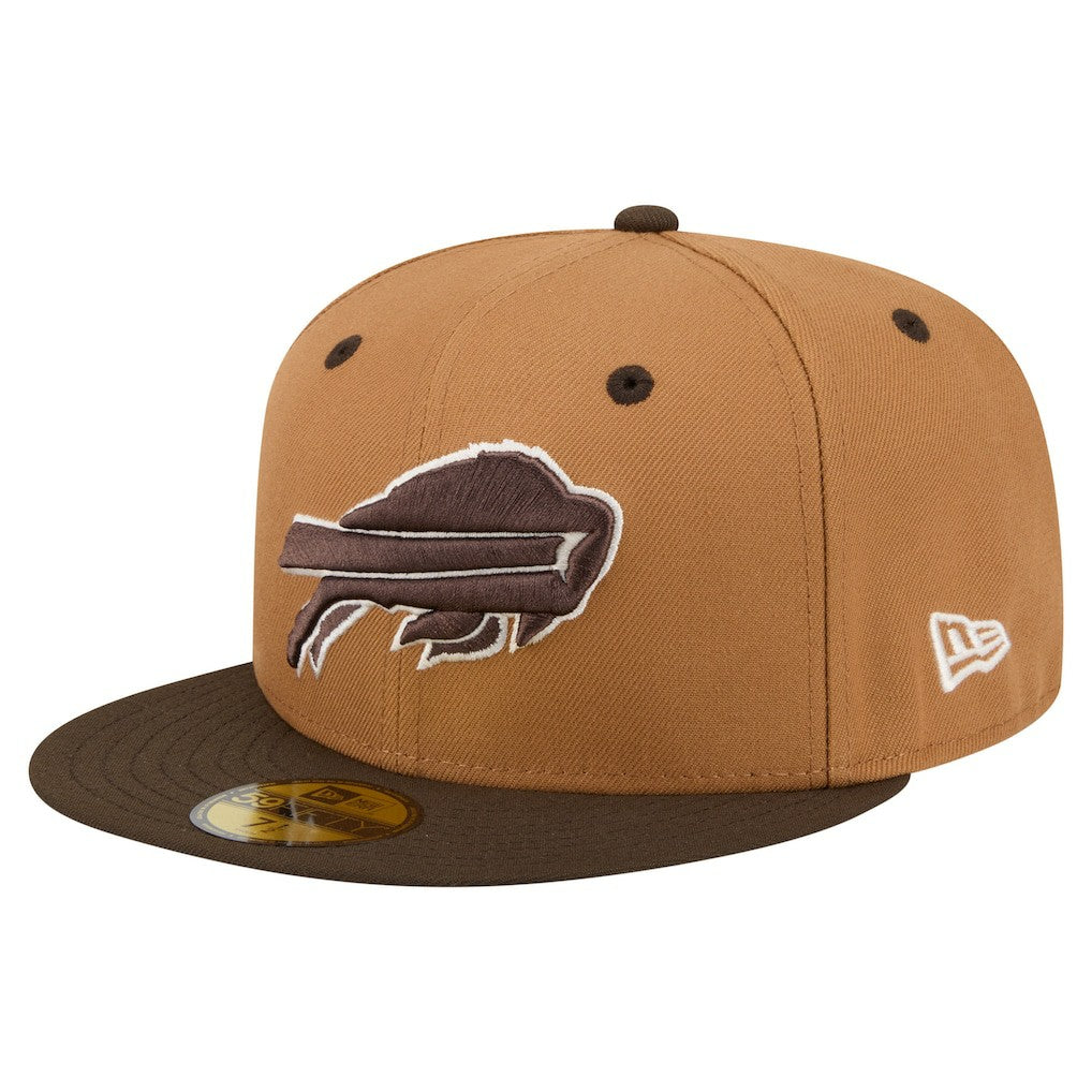 Two-Tone Walnut 59FIFTY Fitted Hat - Buffalo Bills Hats