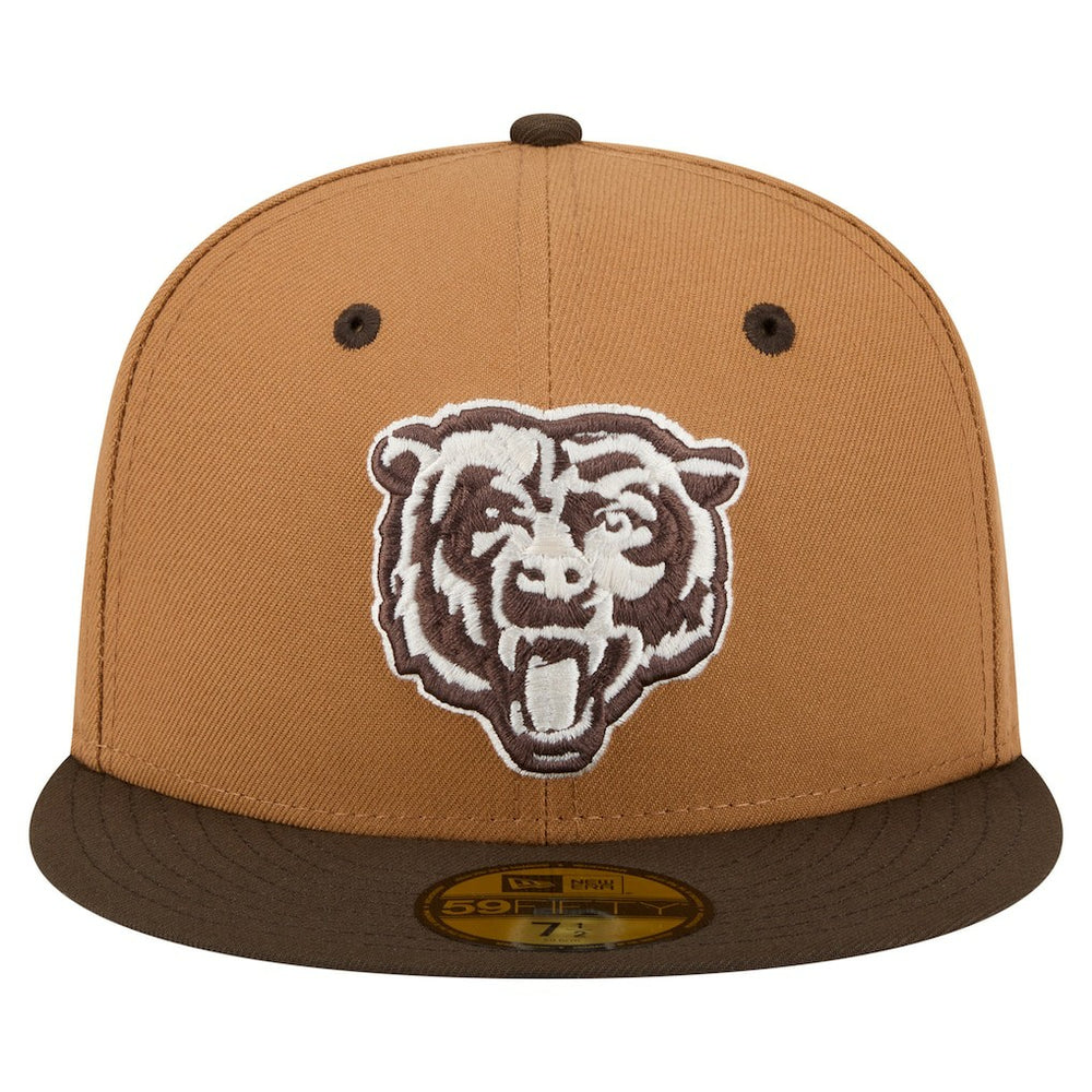 Two-Tone Walnut 59FIFTY Fitted Hat - Chicago Bears Hats