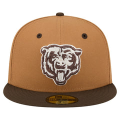 Two-Tone Walnut 59FIFTY Fitted Hat - Chicago Bears Hats