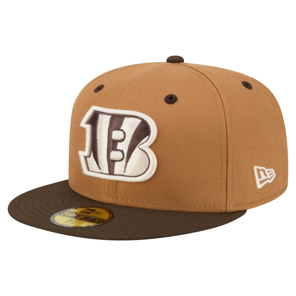 Two-Tone Walnut 59FIFTY Fitted Hat - Cincinnati Bengals Hats