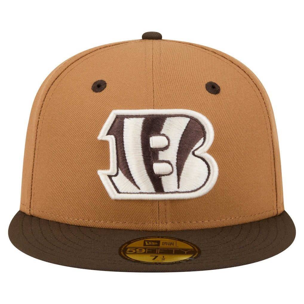 Two-Tone Walnut 59FIFTY Fitted Hat - Cincinnati Bengals Hats