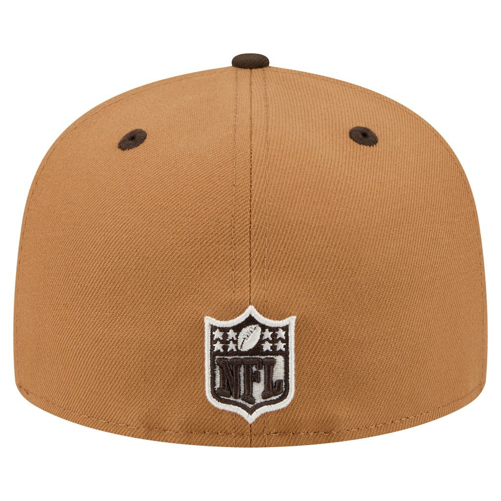 Two-Tone Walnut 59FIFTY Fitted Hat - Cleveland Browns Hats