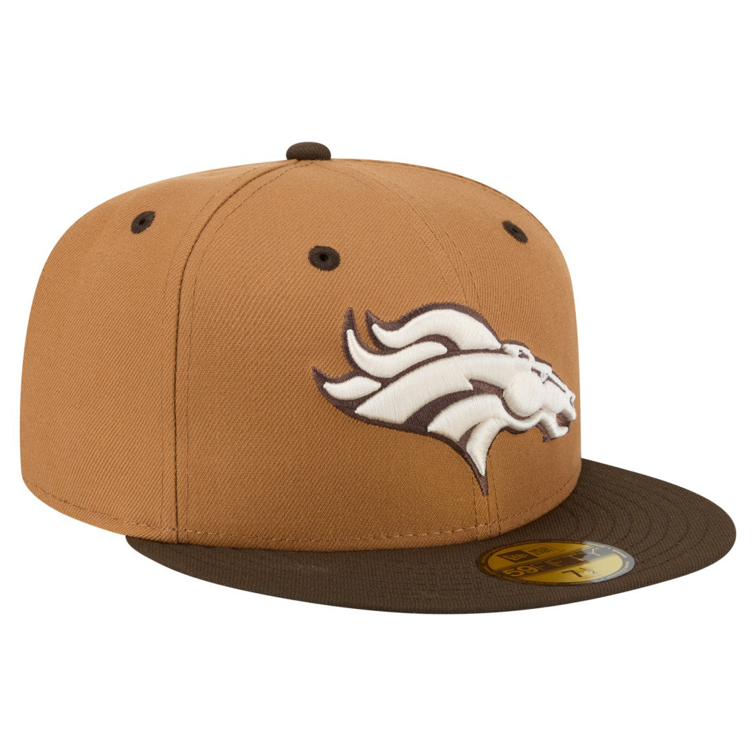 Two-Tone Walnut 59FIFTY Fitted Hat - Denver Broncos Hats