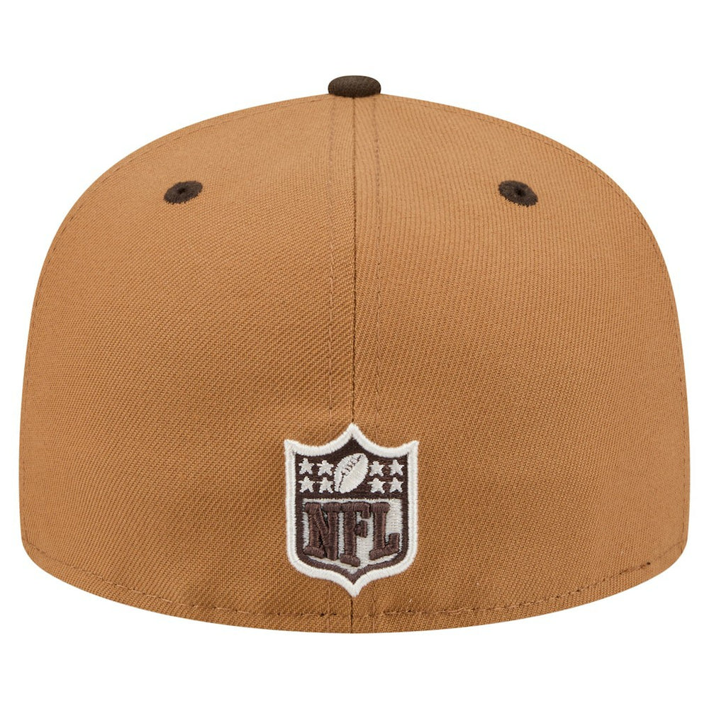Two-Tone Walnut 59FIFTY Fitted Hat - Detroit Lions Hats