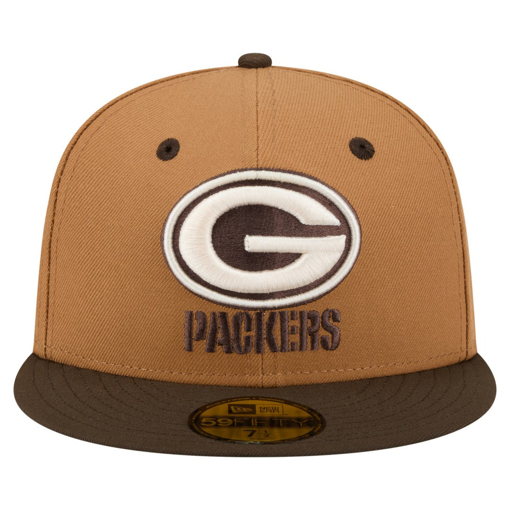Two-Tone Walnut 59FIFTY Fitted Hat - Green Bay Packers Hats