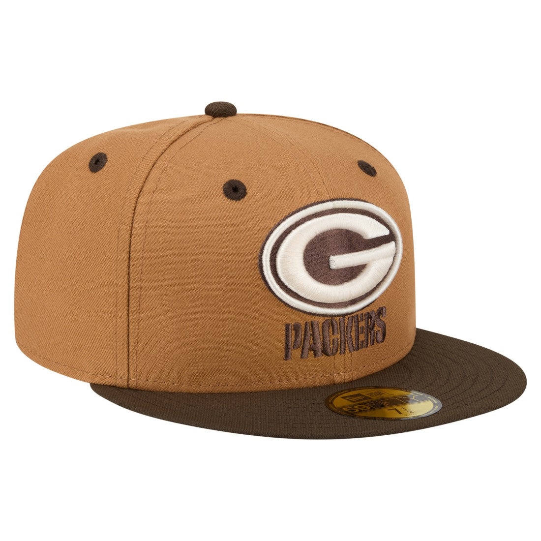 Two-Tone Walnut 59FIFTY Fitted Hat - Green Bay Packers Hats