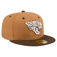 Two-Tone Walnut 59FIFTY Fitted Hat - Jacksonville Jaguars Hats