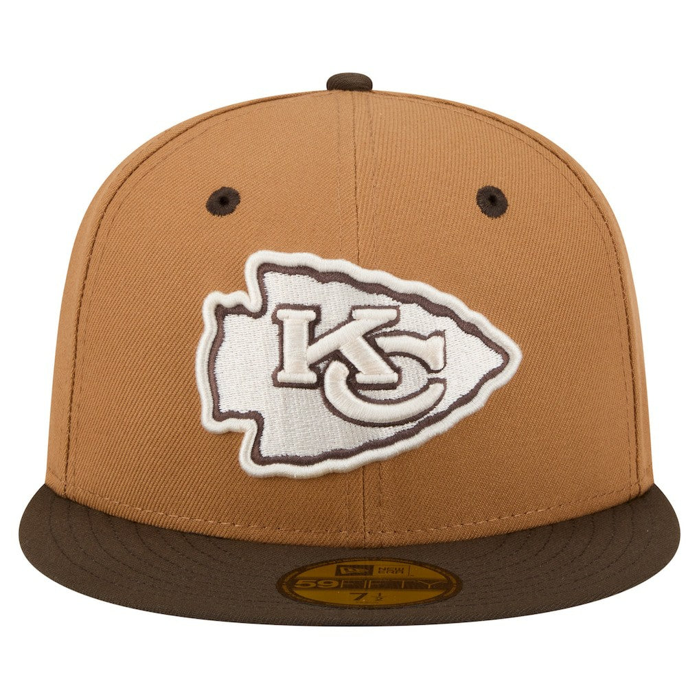 Two-Tone Walnut 59FIFTY Fitted Hat - Kansas City Chiefs Hats