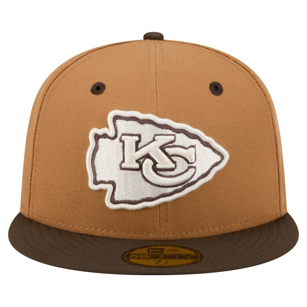 Two-Tone Walnut 59FIFTY Fitted Hat - Kansas City Chiefs Hats