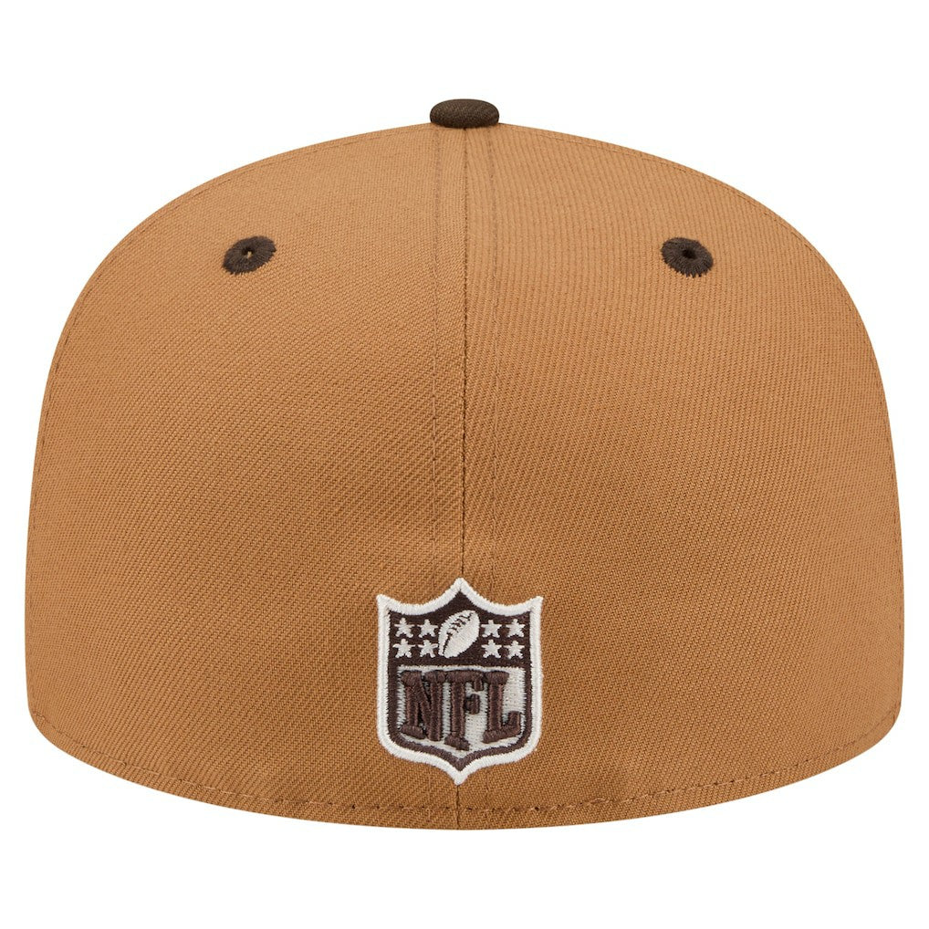 Two-Tone Walnut 59FIFTY Fitted Hat - Los Angeles Chargers Hats