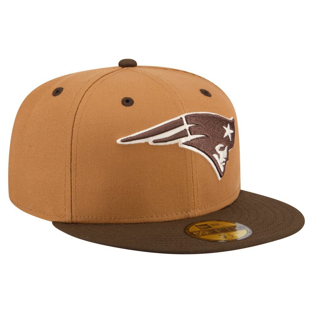 Two-Tone Walnut 59FIFTY Fitted Hat - New England Patriots Hats