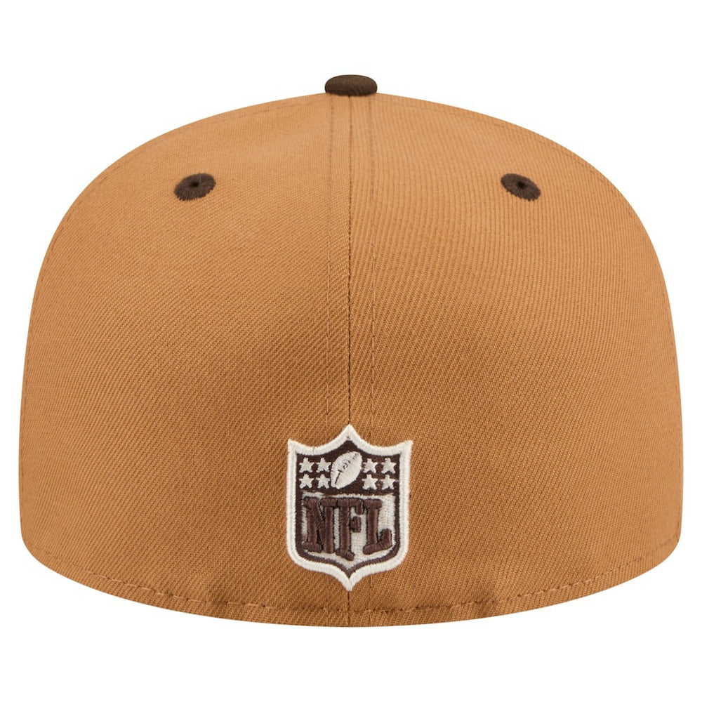 Two-Tone Walnut 59FIFTY Fitted Hat - New Orleans Saints Hats