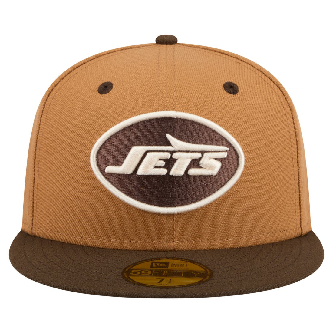 Two-Tone Walnut 59FIFTY Fitted Hat - New York Jets Hats