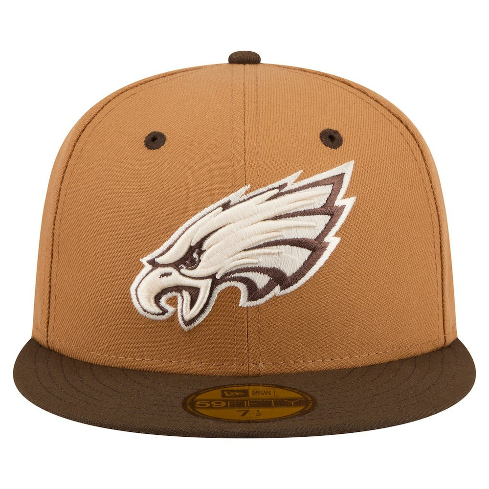 Two-Tone Walnut 59FIFTY Fitted Hat - Philadelphia Eagles Hats