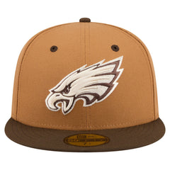 Two-Tone Walnut 59FIFTY Fitted Hat - Philadelphia Eagles Hats