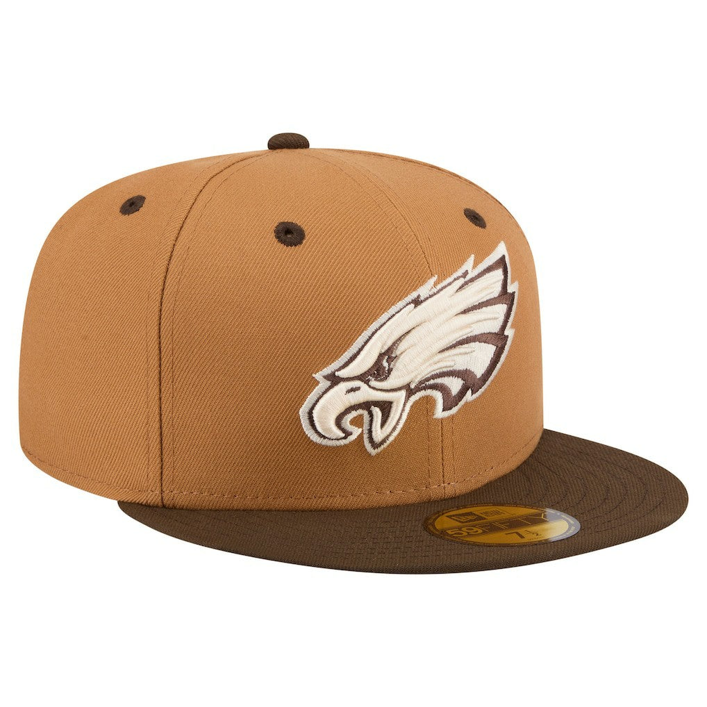 Two-Tone Walnut 59FIFTY Fitted Hat - Philadelphia Eagles Hats