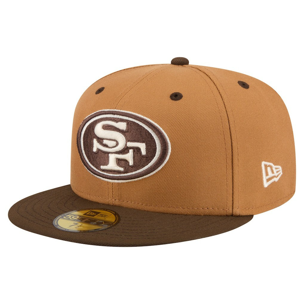 Two-Tone Walnut 59FIFTY Fitted Hat - San Francisco 49ers Hats