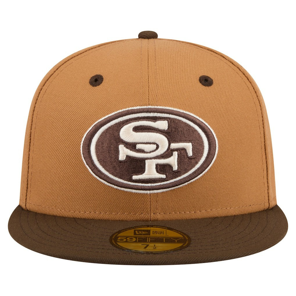 Two-Tone Walnut 59FIFTY Fitted Hat - San Francisco 49ers Hats
