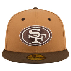 Two-Tone Walnut 59FIFTY Fitted Hat - San Francisco 49ers Hats