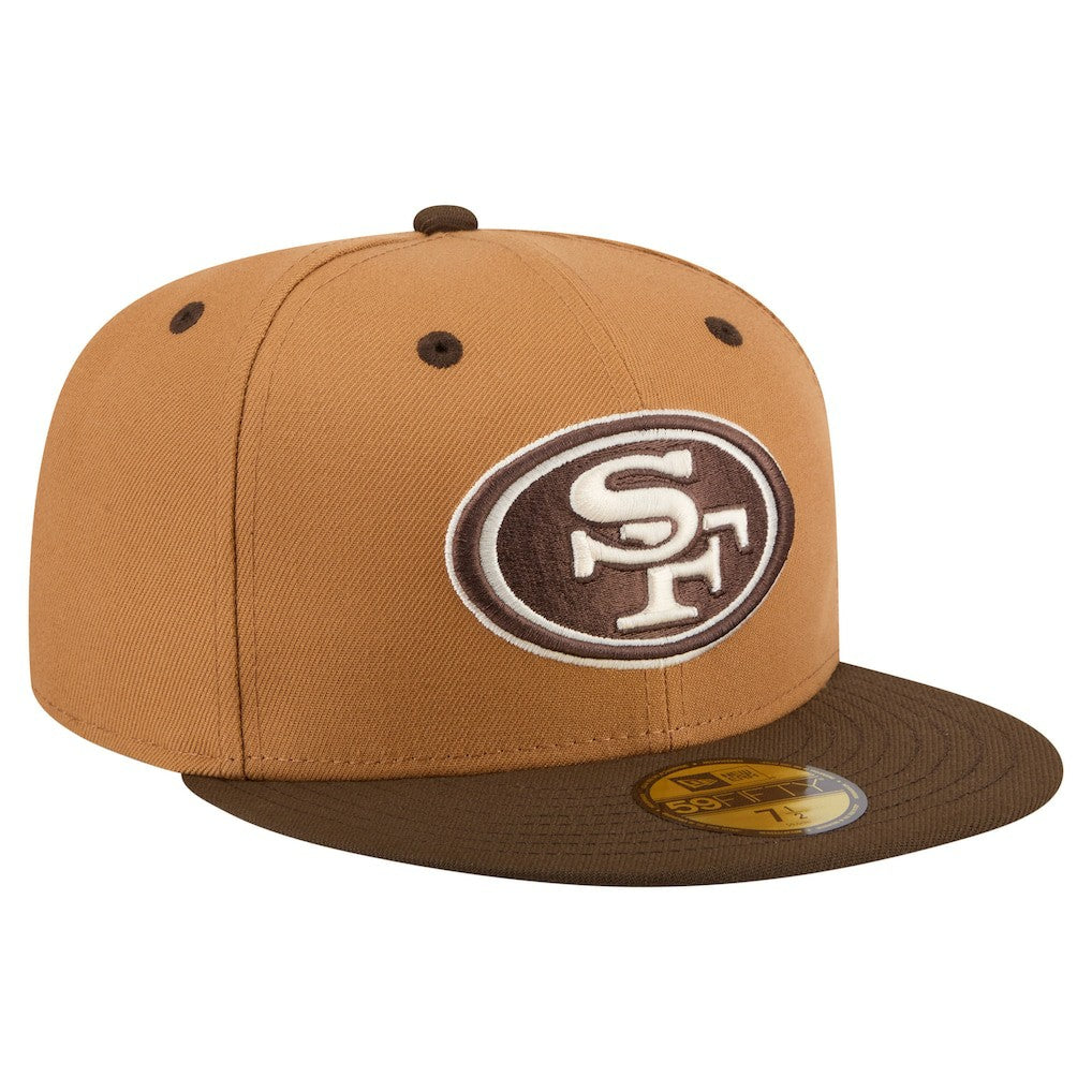 Two-Tone Walnut 59FIFTY Fitted Hat - San Francisco 49ers Hats