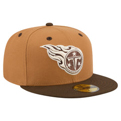 Two-Tone Walnut 59FIFTY Fitted Hat - Tennessee Titans Hats