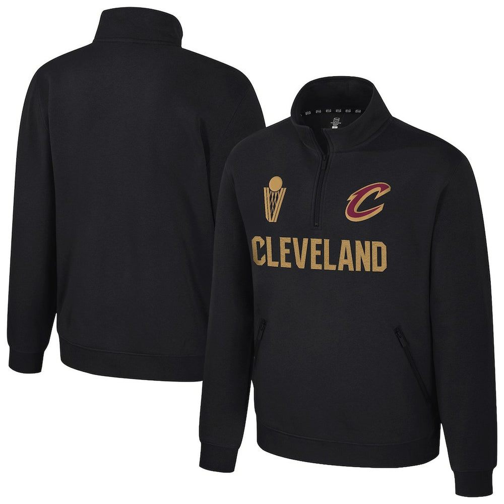 Cleveland Cavaliers Stadium Essentials Unisex First Team Trainer Quarter-Zip Pullover sale
