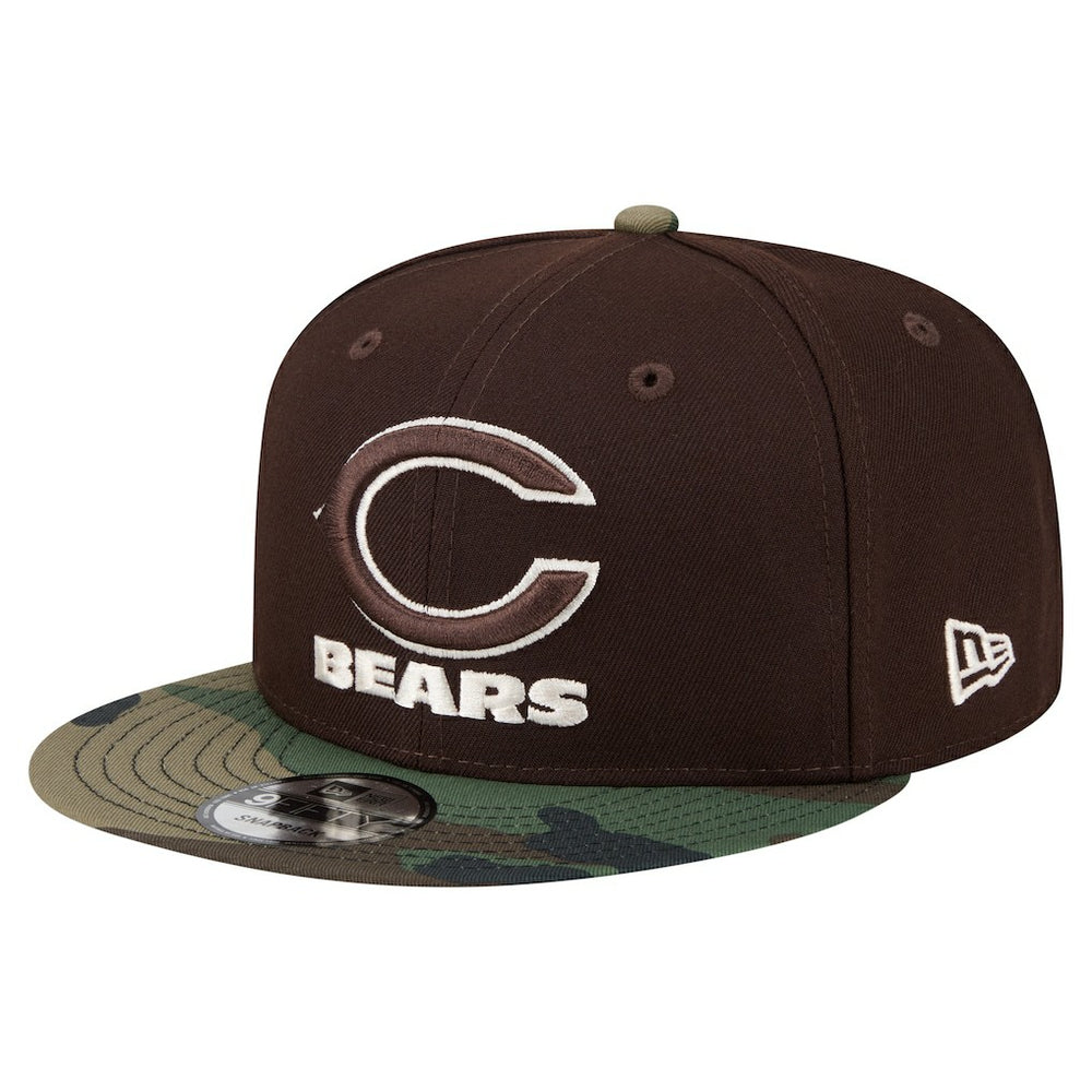 Adult Burnt Wood Camo 9FIFTY Snapback Hat - Chicago Bears Hats