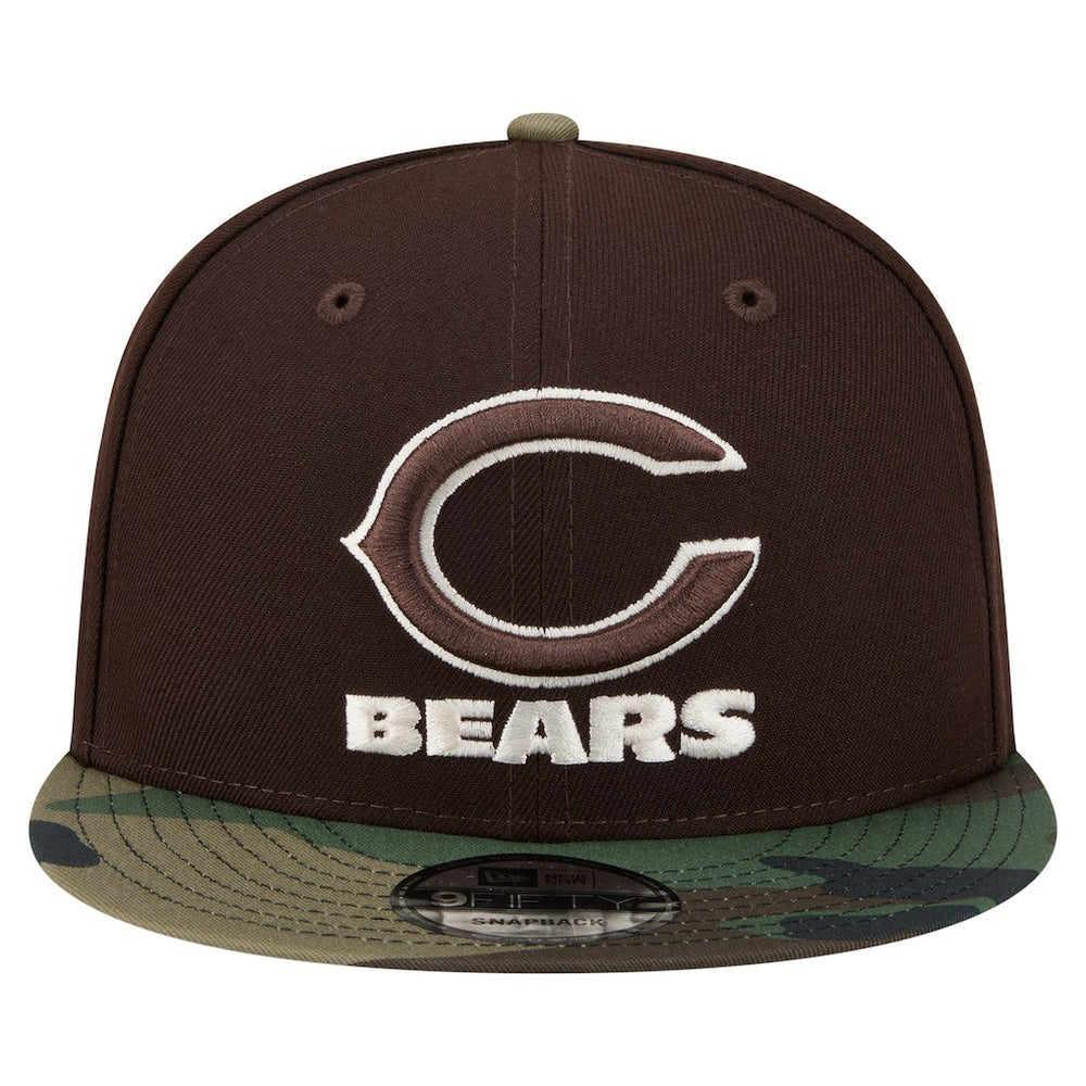 Adult Burnt Wood Camo 9FIFTY Snapback Hat - Chicago Bears Hats