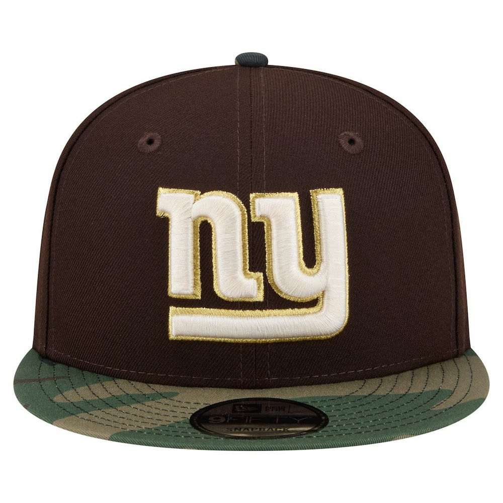 Adult Burnt Wood Camo 9FIFTY Snapback Hat - New York Giants Hats