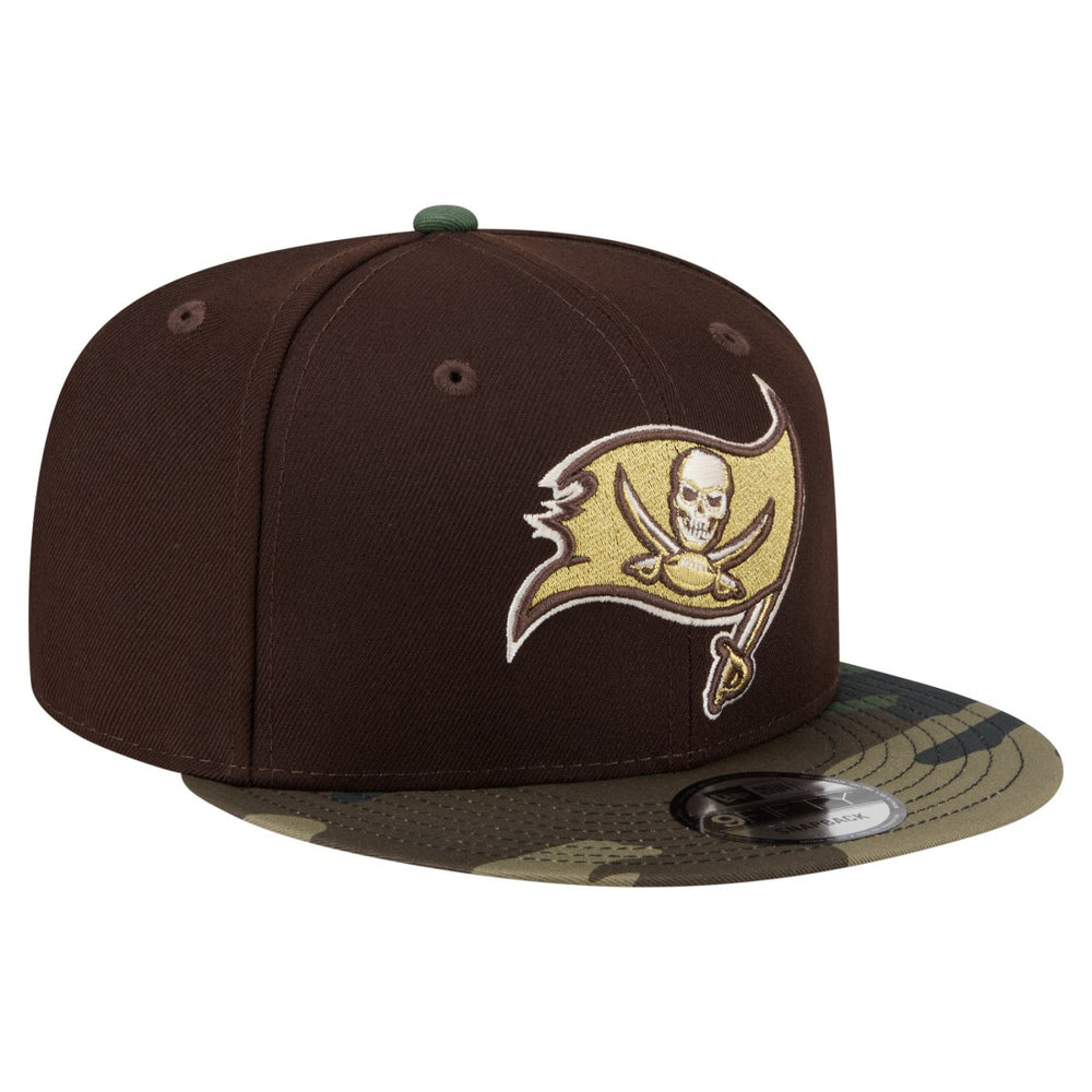 Adult Burnt Wood Camo 9FIFTY Snapback Hat - Tampa Bay Buccaneers Hats