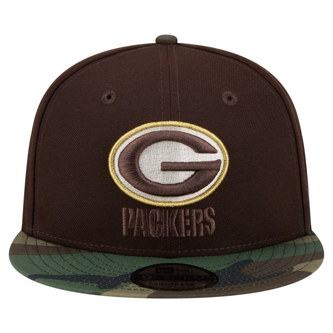 Adult Burnt Wood Camo 9FIFTY Snapback Hat - Green Bay Packers Hats