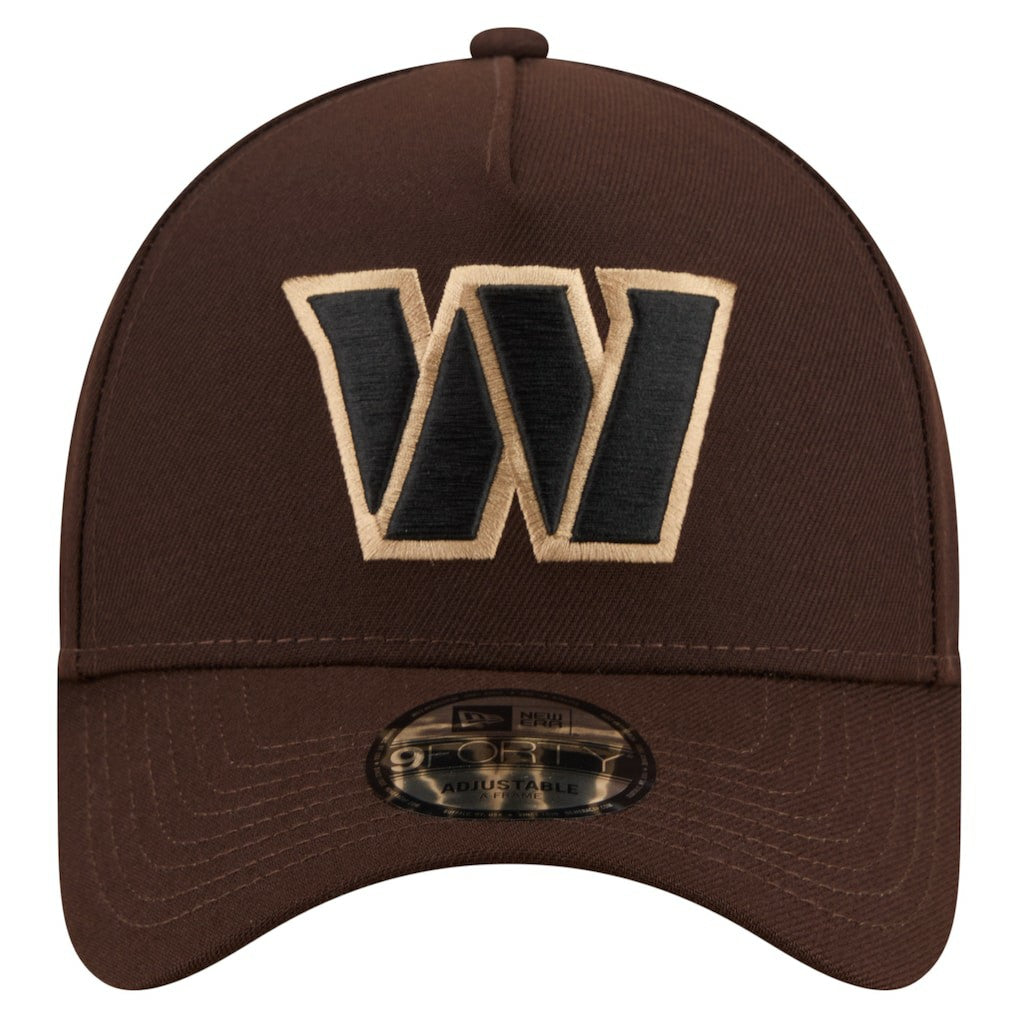 Burnt Wood A-Frame 9FORTY Adjustable Hat - Washington Commanders Hats