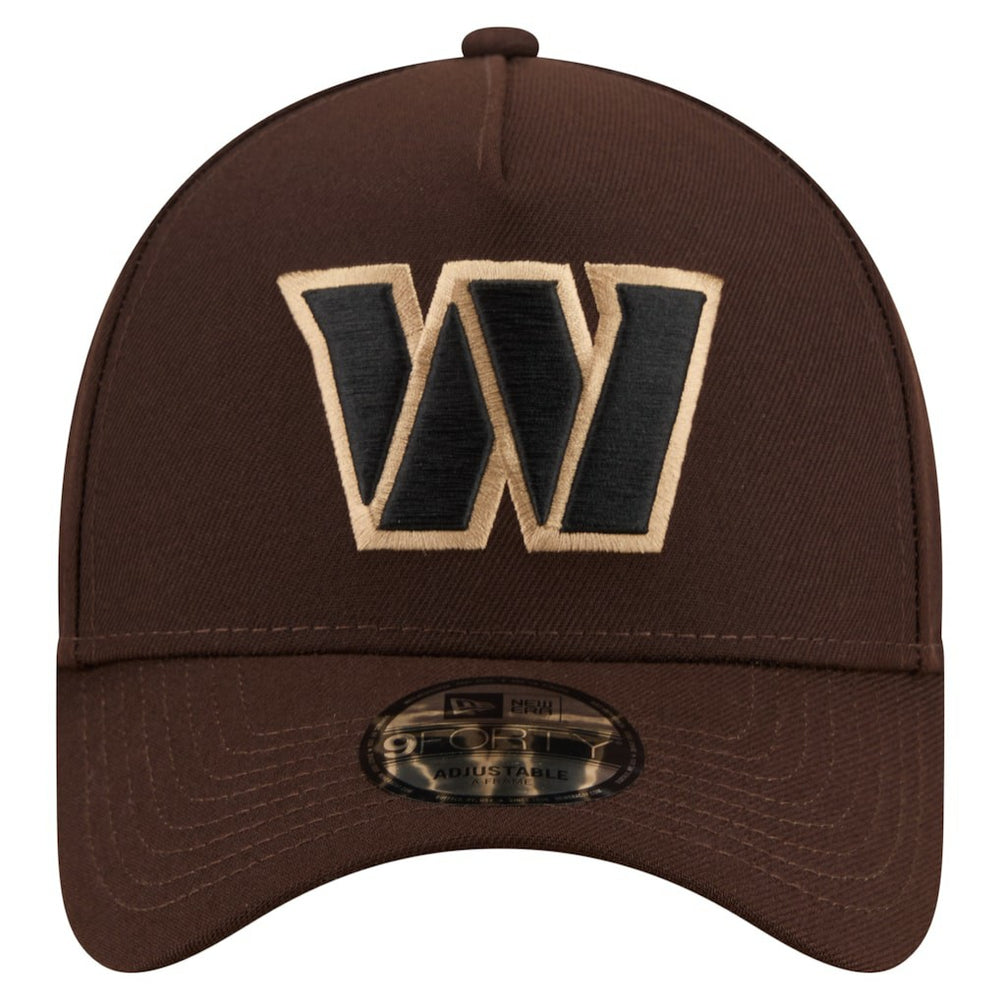 Burnt Wood A-Frame 9FORTY Adjustable Hat - Washington Commanders Hats