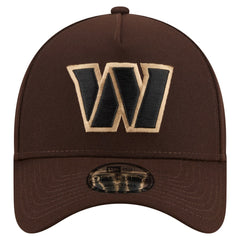Burnt Wood A-Frame 9FORTY Adjustable Hat - Washington Commanders Hats