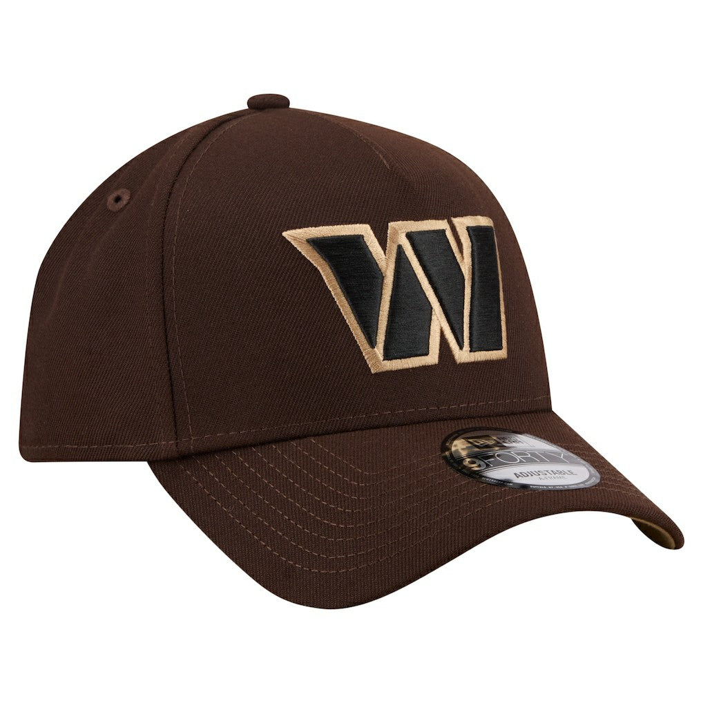 Burnt Wood A-Frame 9FORTY Adjustable Hat - Washington Commanders Hats